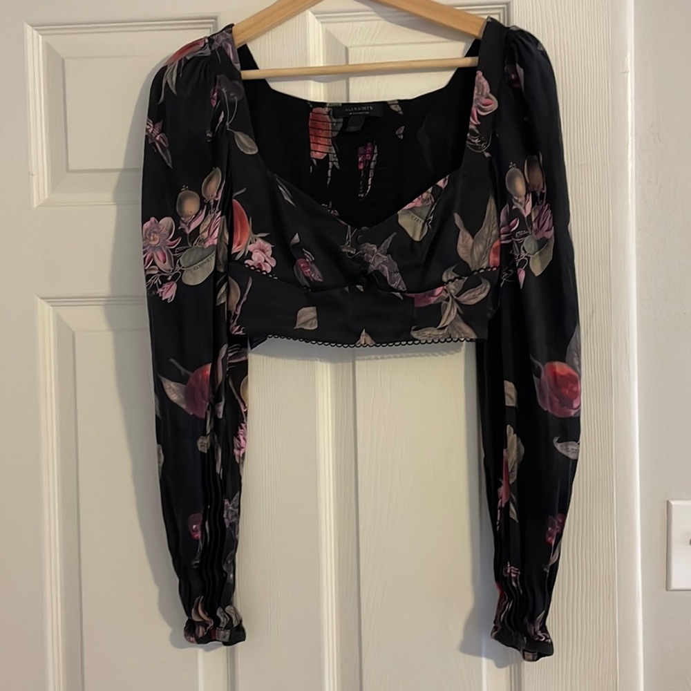 All Saints cropped top